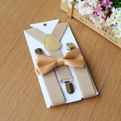 

Suspenders Baby Boy Adjustable Kid Girl Elastic Braces Bow Tie Clip-on Children