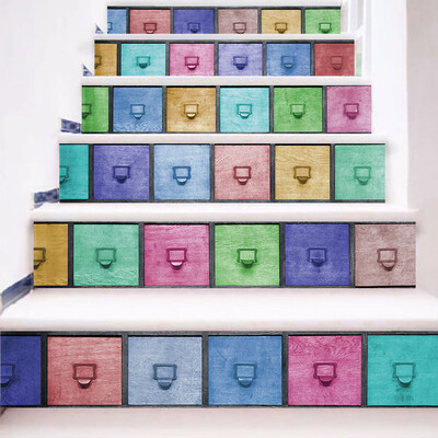 

〖Follure〗DIY Steps Sticker Removable Stair Sticker Home Decor Ceramic Tiles Patterns