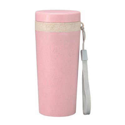 

Wheat Straw Water Bottle Double-layer Water Bottle Plastic Water Bottle Insulated Water Bottle Portable Insulation Water Bottle