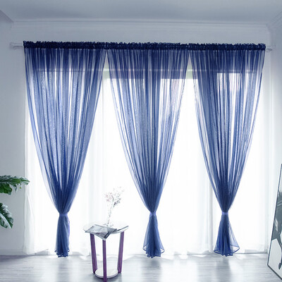 

Toponeto Leaves Sheer Curtain Tulle Window Treatment Voile Drape Valance 1 Panel Fabric