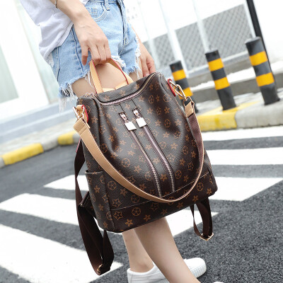 

Backpack lady fashion one shoulder slung travel large capacity bag