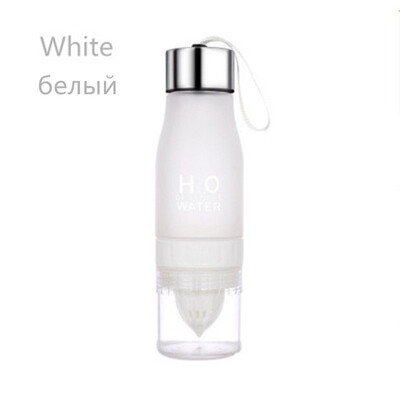 

Xmas Gift 650ml Water Bottle H2O Plastic Fruit Infusion Bottle Infuser Drink Outdoor Sports Juice lemon Portable Water Bootle