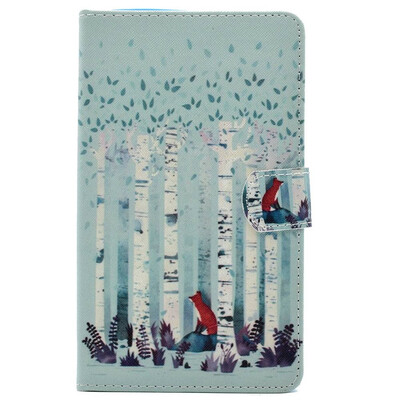 

BannerLive TPU Case for Samsung Galaxy Tab A 70 T280 Cover GalaxyT280 Funda Coque Flower Bear Wolf Tree Deer Fox Butterfly