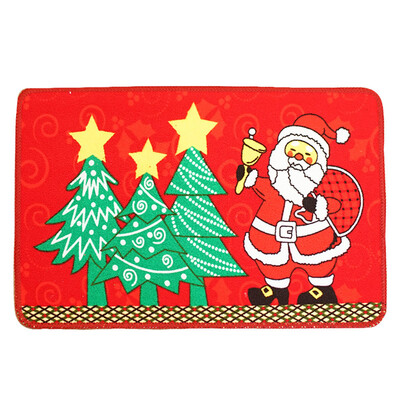 

Tailored Cartoon Christmas Carpet Anti-slip Mat Door Mat Household Bathroom Mat