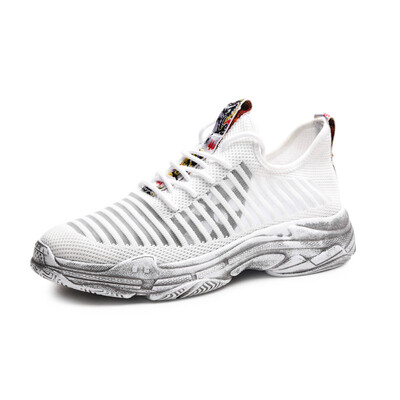 

Men Xiumony Flexible Breathable Sneakers Mens Comfortable Non-slip Outdoor Casual Shoes Male Walking Shoes Plus Size 39-46