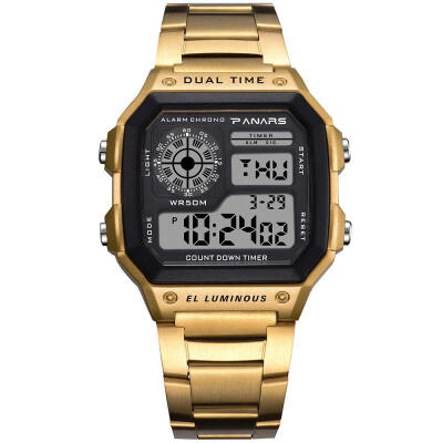 

Mens Business Watch Stylish Waterproof Digital Watch 50m Water Resistance