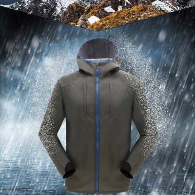 

Toponeto Men Winter Hooded Softshell For Windproof And Waterproof Soft Coat Shell Jacket