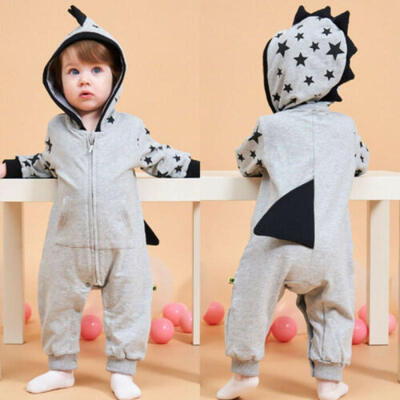 

US Newborn Baby Boy Girl Stars Romper Bodysuit Jumpsuit Playsuit Outfits Clothes