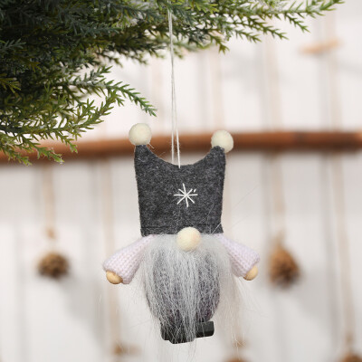 

〖Follure〗Lovely Christmas Tree Decorations Woolen Yarn Angel Doll Pendant Hanging Party