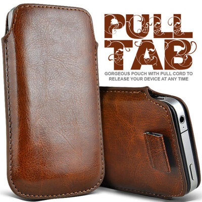 

PU Leather Pull Tab Sleeve Bag For LG K10 2018K10 Plus 2018K10a alpha 2018K11K11 PlusK11aK30 Phone Case Universal Pouch