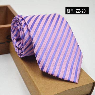 

New spot tie business dress mens tie polyester yarn arrow type 8CM business tie wholesale