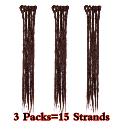 

Dreadlock Extension Ombre For Hip-Hop Synthetic Heat Resistant Crochet Braiding Hair Handmade Extension Twist Braiding For Women