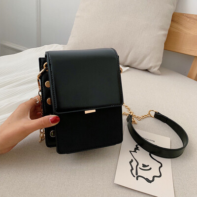 

On the new small bag 2019 new tide Korean style shoulder bag fashion Joker slung chain small square bag