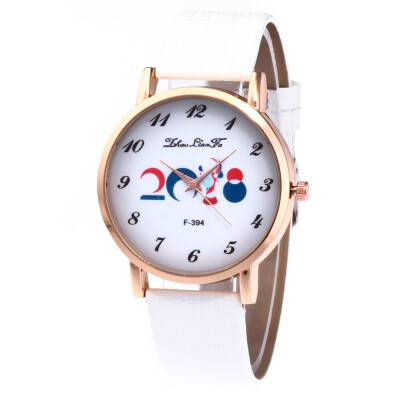 

〖Follure〗Women Fashion Leather Band Analog Quartz Round Wrist Watch Watches