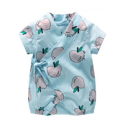 

Newborn Infant Baby Boy Girl Yarn Robe Floral Kimono Romper Jumpsuit Clothes