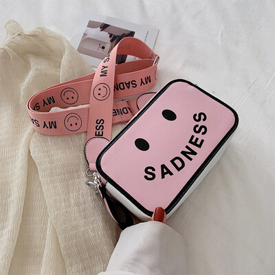 

Net red pouch handbag 2019 new wave fashion printing shoulder bag summer small fresh wild ins messenger bag