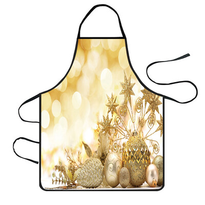 

Tailored Christmas Decoration Waterproof Apron Kitchen Aprons Dinner Party Apron
