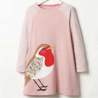 

Kids Baby Flower Girls Dress Bird Princess Birthday Party Dresses Clothes