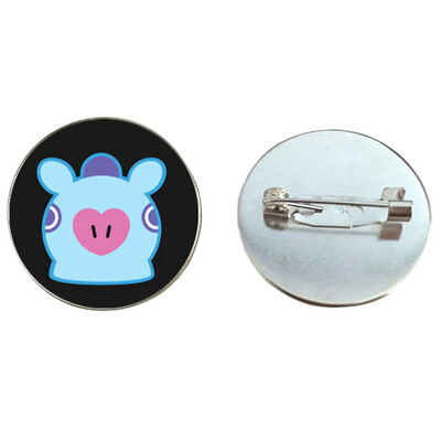 

Kpop BTS Cute Q Version Badge Cute Cartoon Brooch Bag Pendant Boys Girls Accessories Hot Gift for Fans
