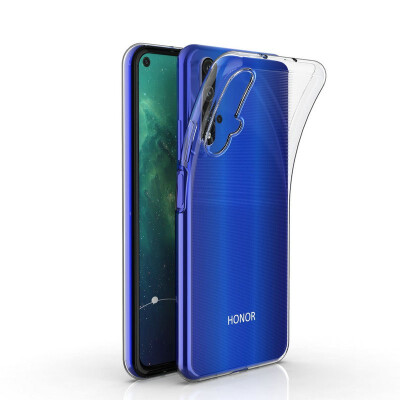 

For Huawei nova 5T YAL-L21 Transparent Silicon Case for Honor 20 Pro Honor 20 Lite 621" Soft Phone Back Cover Case Capa Etui