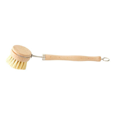 

Natural Wooden Handle Pan Pot Dish Cleaner Brush Household Cleaning Tools
