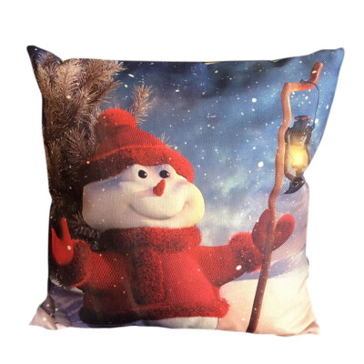 

Tailored Christmas Pillow Case Sofa Waist Throw Cushion Cover Home Decor A