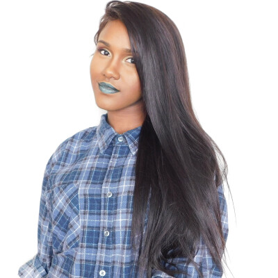 

Dolago Straight Glueless Full Lace Human Hair Wigs For Women 180 Peruvian Lace Wig Pre Plucked With Baby Hair Black