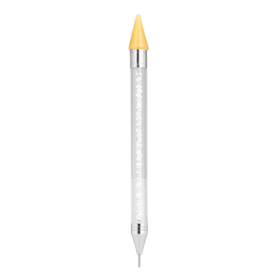 

1pc Rhinestone Dotting Pen Nail Dotting Tool Double Different Head Tips Beads Picker Wax Pencil Handle Manicure Tool
