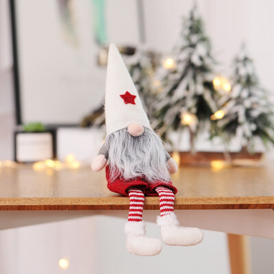 

Siaonvr Christmas Decorations Faceless Doll Boy Dolls Window Decorations