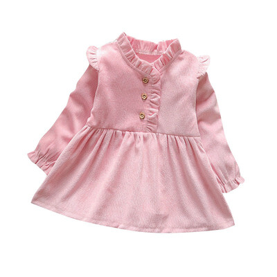 

Girls Dress Spring Autumn Style Flore Children Clothes Dress Lace Full-Sleeve Kids Princess Dress Cute Girls Clothing Dress