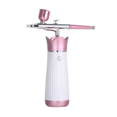 

Facial Oxygen Water Injection Machine Nano-hudrating SPA Machine for Skin Whitening Facial Moisturizing USB Charging Pink