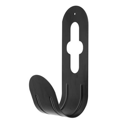 

Greensen Black Iron Metal Home Garden Hose Holder Hanger Tidy Mounted Watering Pipe Rack Organizer