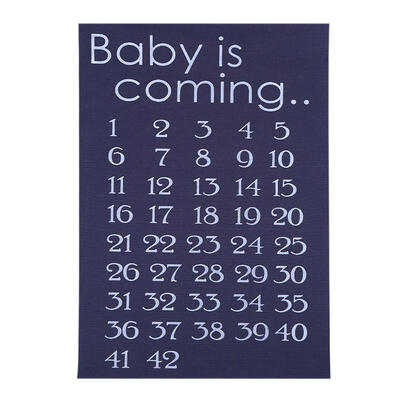 

DIY Fabric Patches Baby is Coming Baby Birth Countdown Cloth Accessories