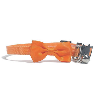 

Princess Cat Puppy Collar Small Little Dog Necklace Nylon Kitten Bow Tie Break Away Safety Doggy Collars With Bell