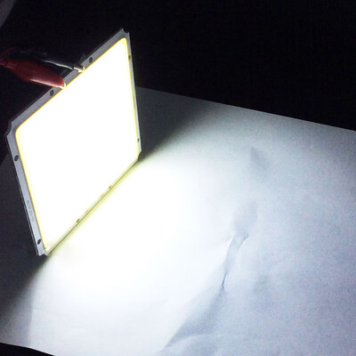 

〖Follure〗100X95MM WarmCool White 50W COB Chip DC12-24V LED Panel Light Lamp