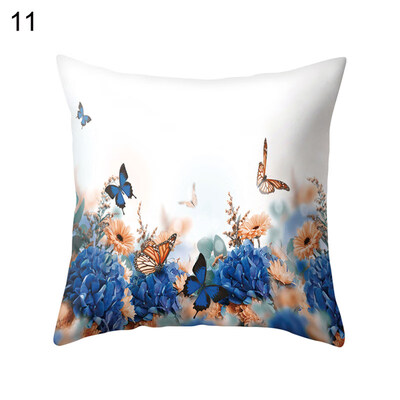 

Flower Butterfly Pillow Case Cushion Cover Sofa Bed Car Cafe Office Decoration
