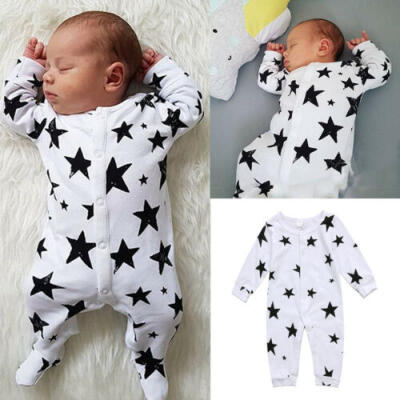 

Cotton Newborn Kids Baby Girl Boy Warm Bodysuit Romper Jumpsuit Clothes Outfits