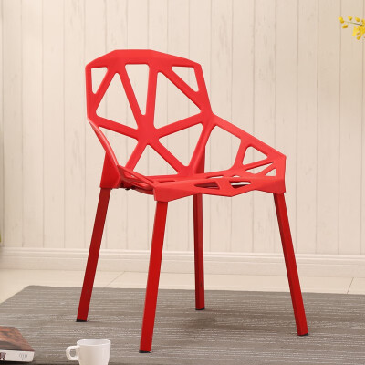 

QUWEIXIONG Geometric chair 4 handles home fashion simple 11860