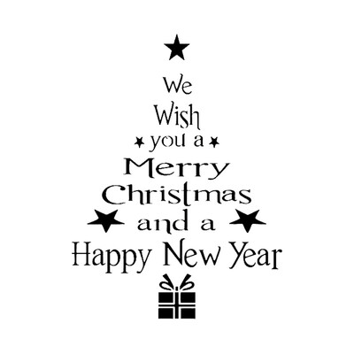 

Tailored Merry Christmas Window Wall Sticker Decals Santa Claus Xmas Tree Home Decoration