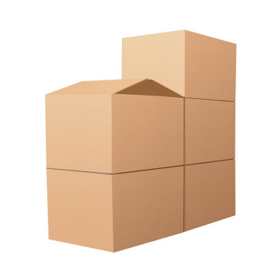 

QDZX moving carton without buckle 504040 5 packs paper box package express luggage storage storage box storage box storage box packaging carton carton wholesale