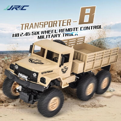 

JJRC Q69 24GHz 6WD 118 RC Off-road Military Truck RC Toy Birthday Gift for Boy