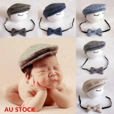 

Baby Cute Newborn Peaked Beanie Cap Hat Baby Boys Girls Photography Prop 0-1M AU