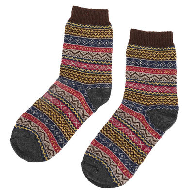 

Winter New Products Warm Thicken National Wind Women&39S Wool Socks Medium Tube Rabbit Wool Socks