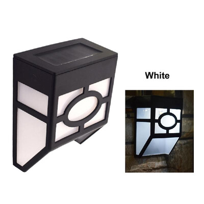 

Solar Powered Wall Lamp Water-resistant Solar Light 2 LEDs Outdoor Lighting for Walkway Yard Garden Courtyard