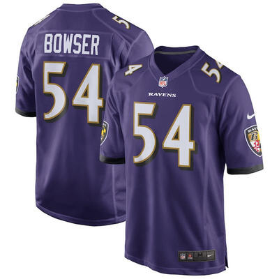 

Mens Football Jersey Baltimore Ravens Tyus Bowser Purple Draft Game Jersey