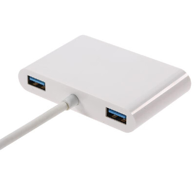 

High Speed USB-C USB 31 Type-C Hub Adapter Converter to VGA USB 30 Type-C Charging Port for New MacBook 12" Chromebook PC Laptop