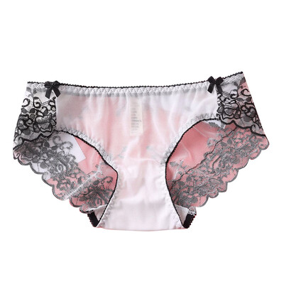 

Toponeto Women Pantie Sexy Lace knicker High Elastic Embroidery Yarn Underpants Underwear