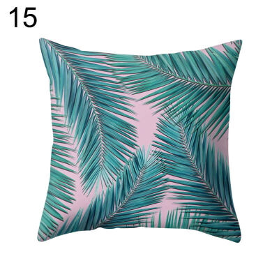 

Forest Leaf Print Pillow Case Waist Throw Cushion Cover Car Office Home Decor