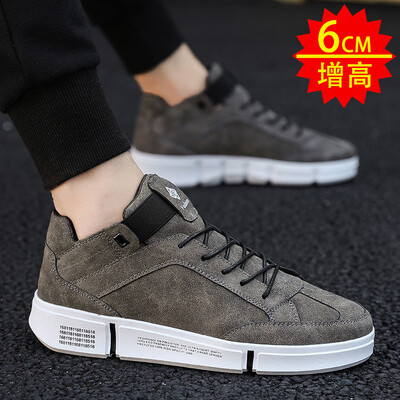 

Mens shoes autumn high-top canvas sneakers summer casual cloth shoes Korean version of trendy shoes