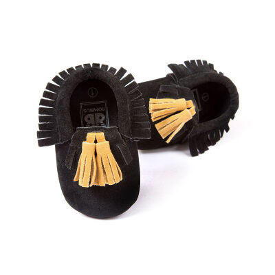 

Baby Shoes Multicolor Toddler Girls Boys Crib Shoes First Walkers 2018 New Newborn Tassel Soft Soled Prewalker Sneakers 0-18M